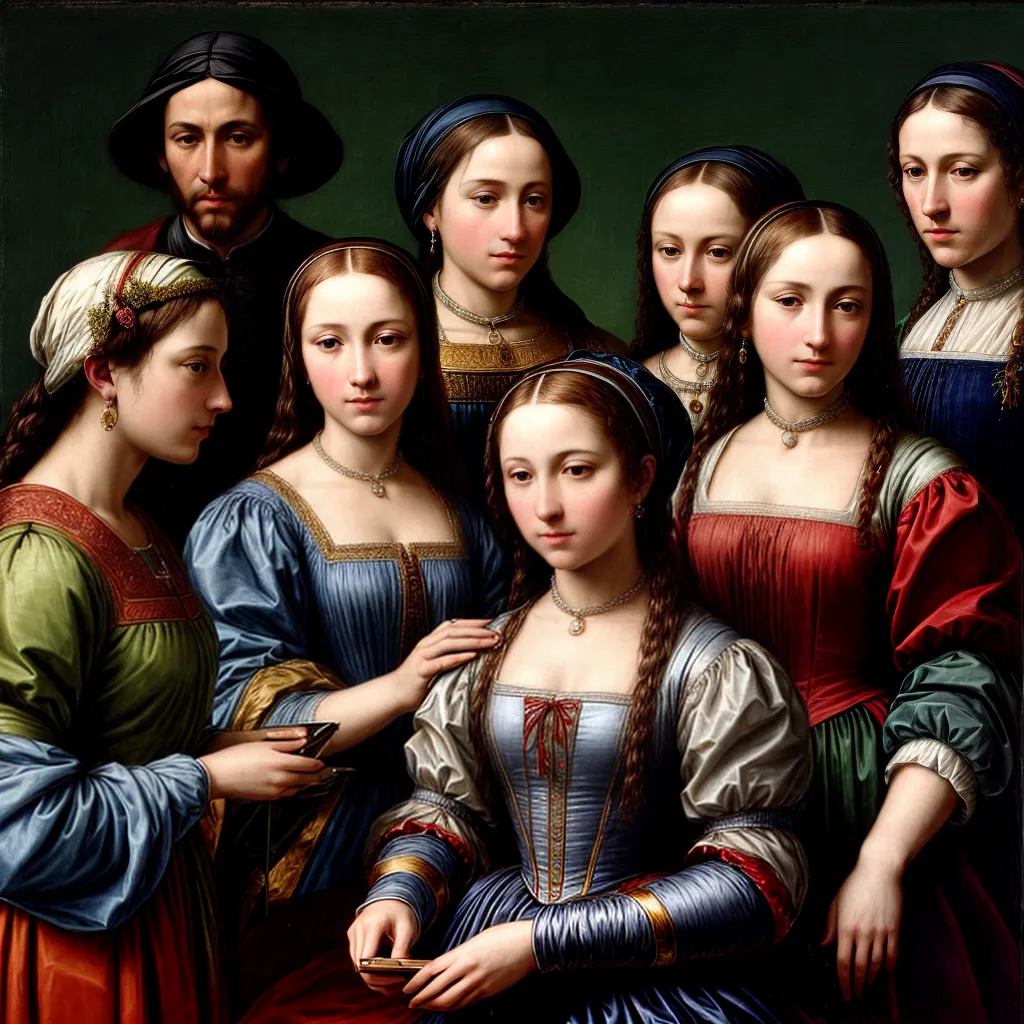 pintura renascentista cores detalhes humanismo