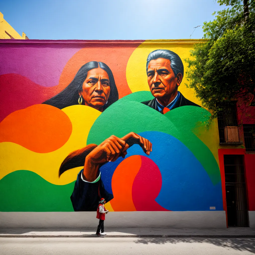 mural mexico cidade arte politica