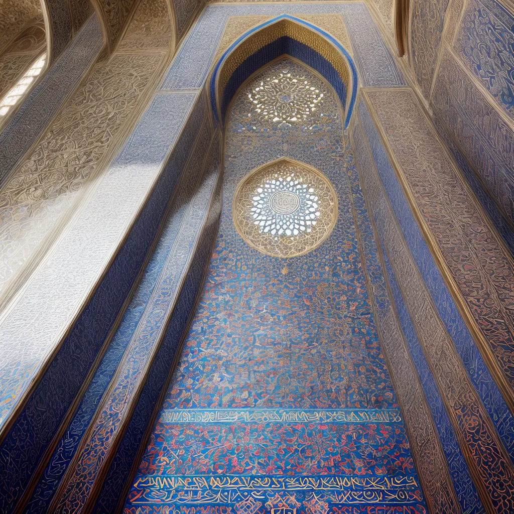 mosaico geometrico mesquita arte islamica