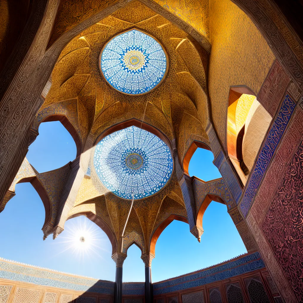 mosaico geometrico mesquita arte islamica 1