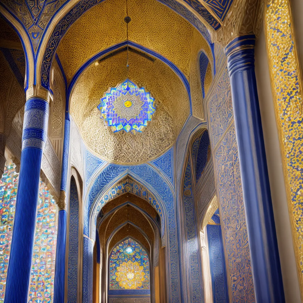 mosaico geometrico mesquita islamica 1
