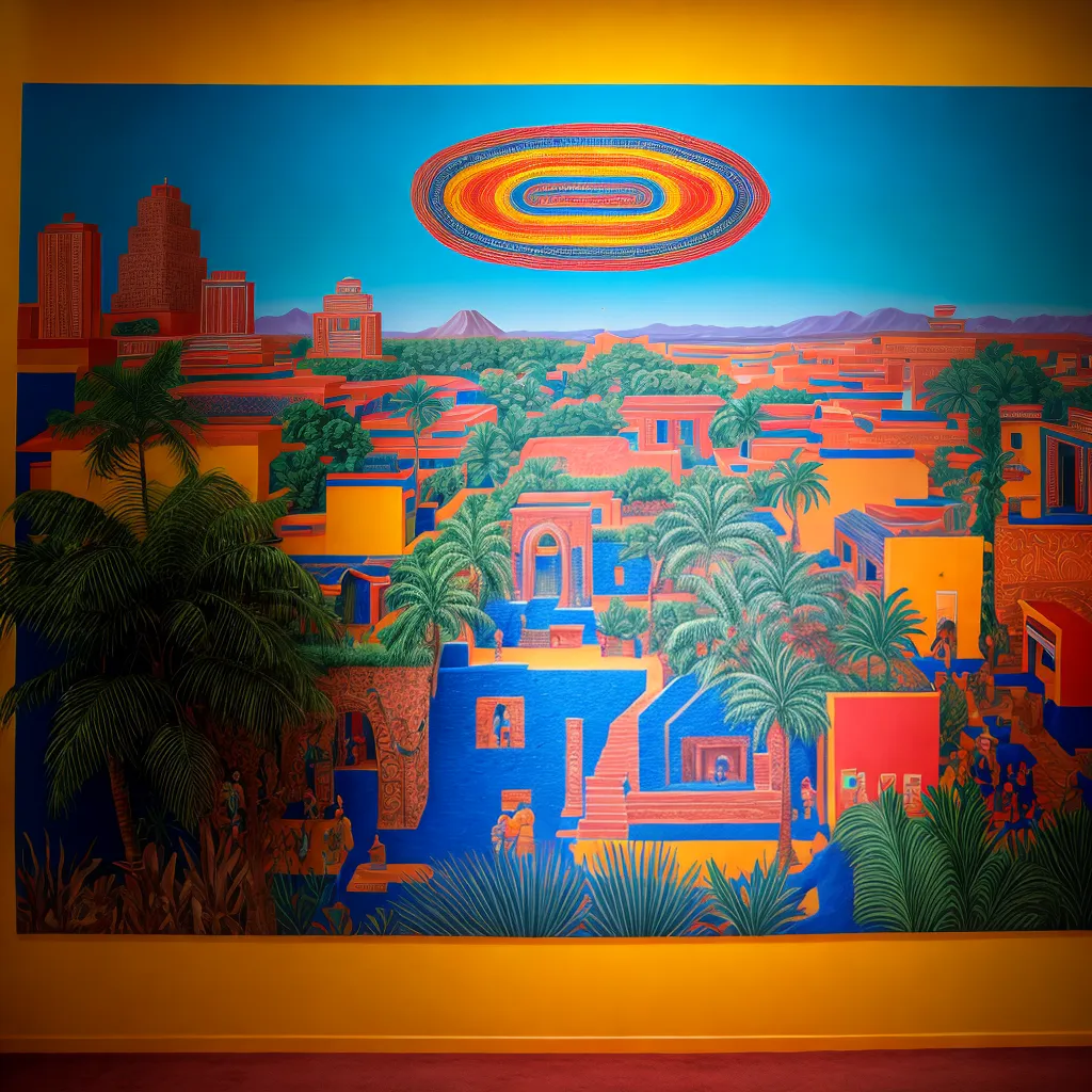 arte precolombiana mural latinoamericano