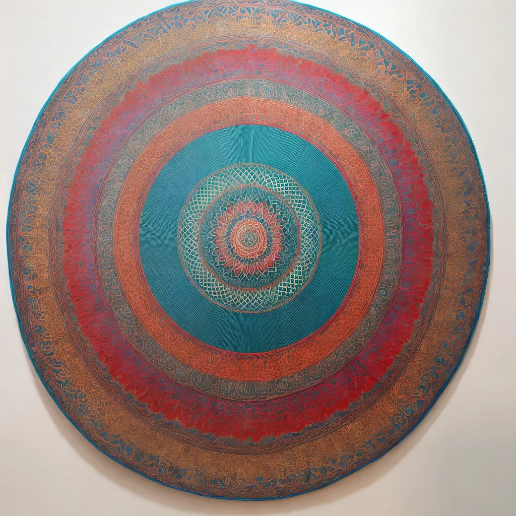 mandala indiano exposicao arte moderna