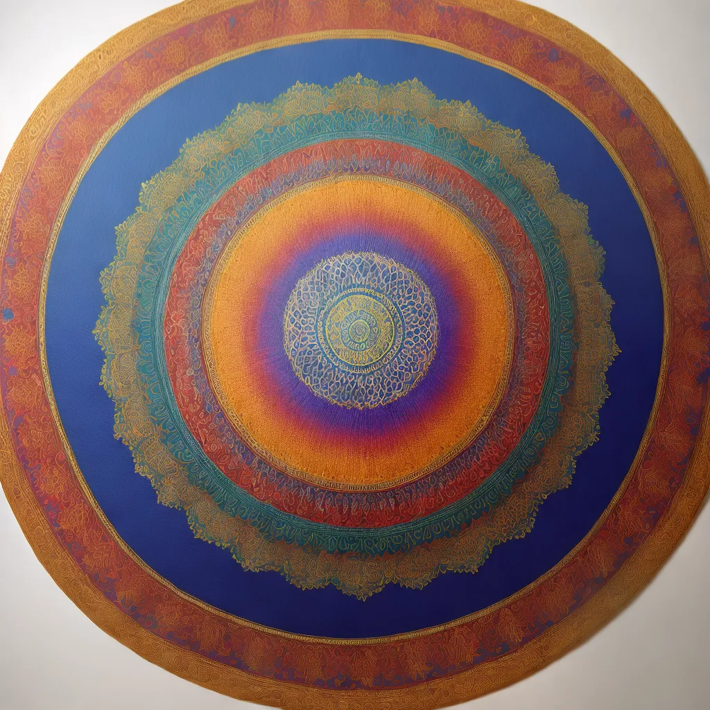 mandala indiano cores simbolismo artistico