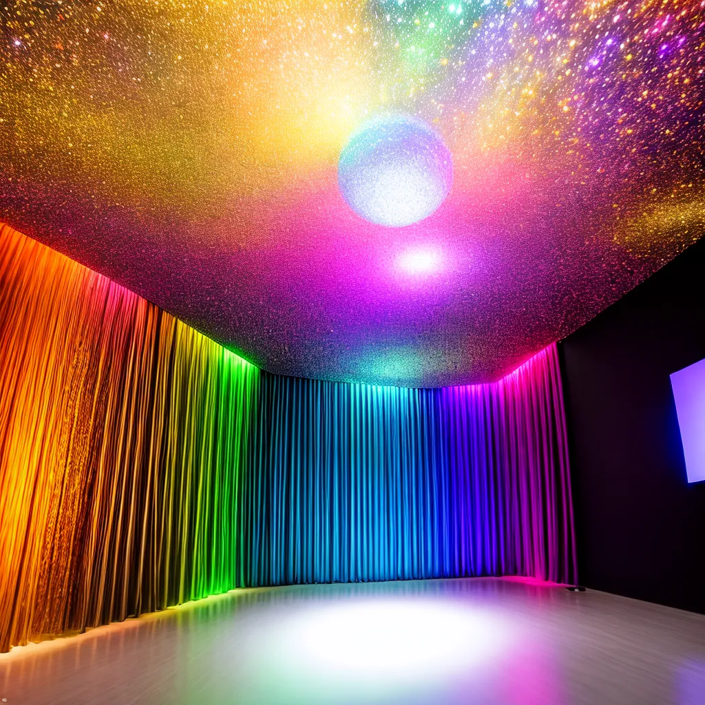 instalacao arte imersiva cores interacao