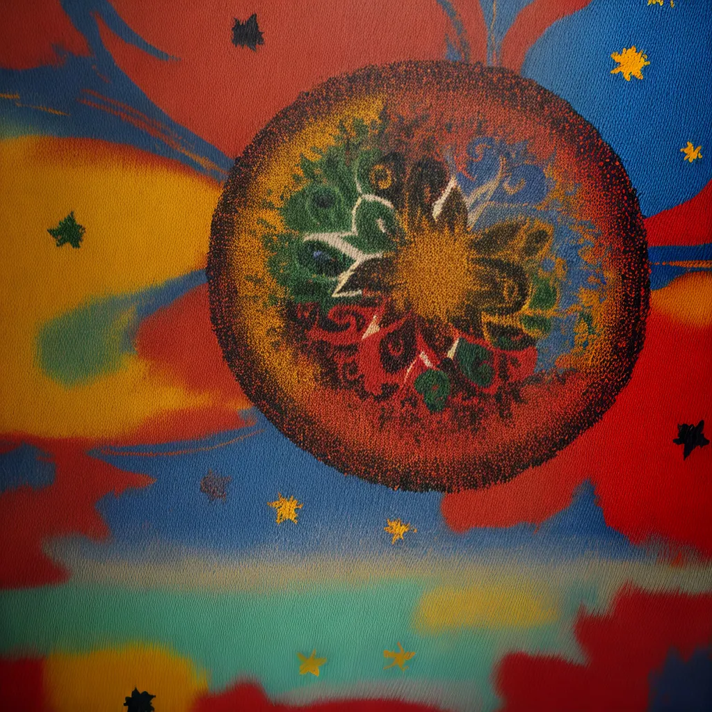 pintura aborigene fogo dot art cultura