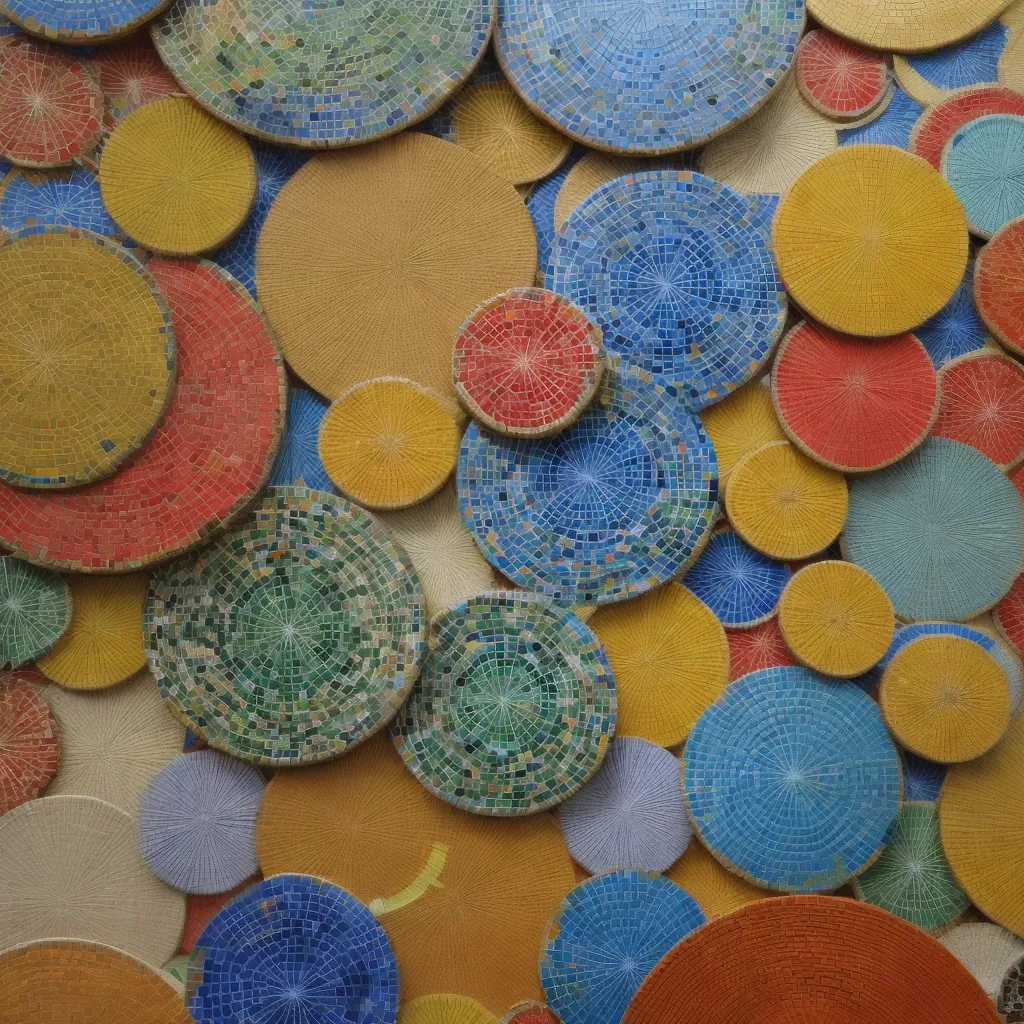 mosaico cidade arte versatilidade