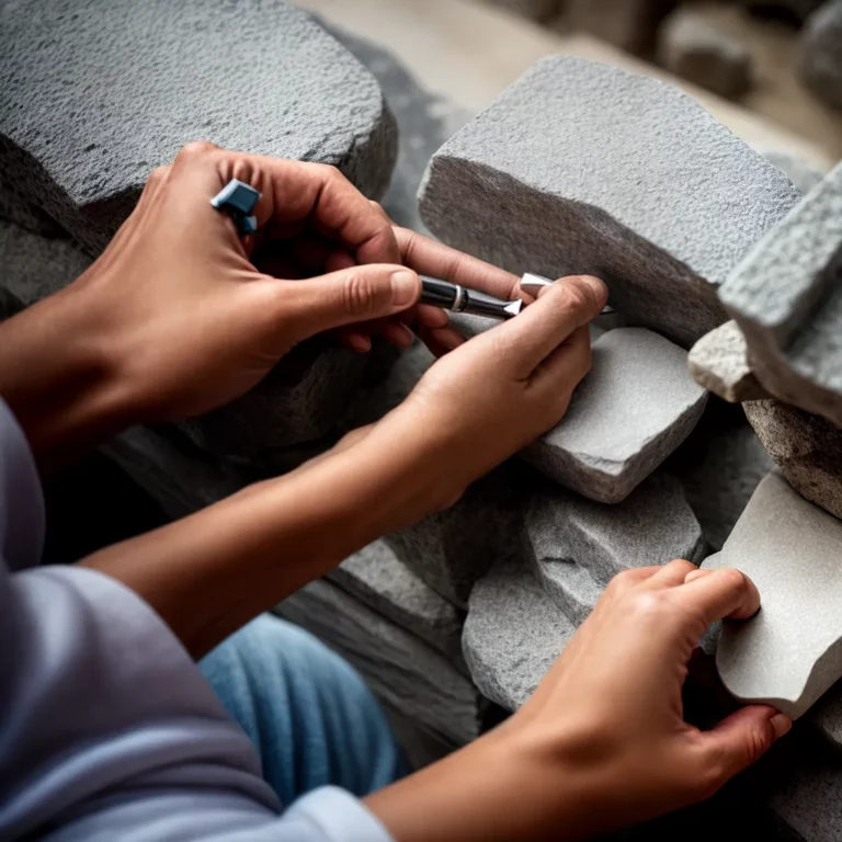 A arte da escultura em pedra e as suas técnicas