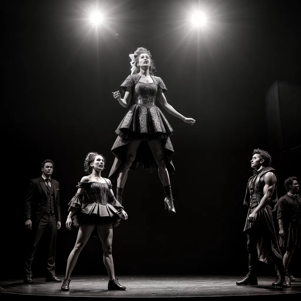 teatro preto branco arte dramatica
