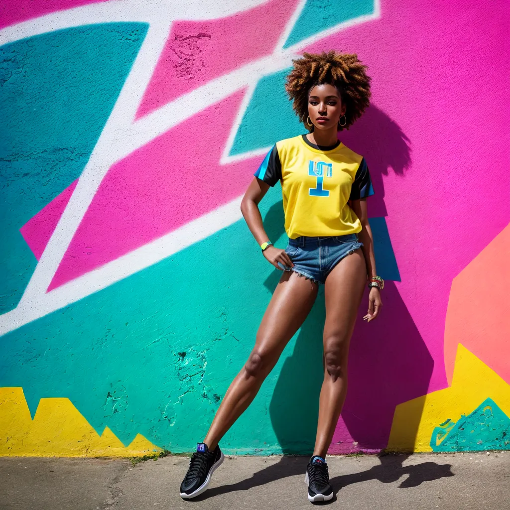 modelo arte urbana moda fotografia