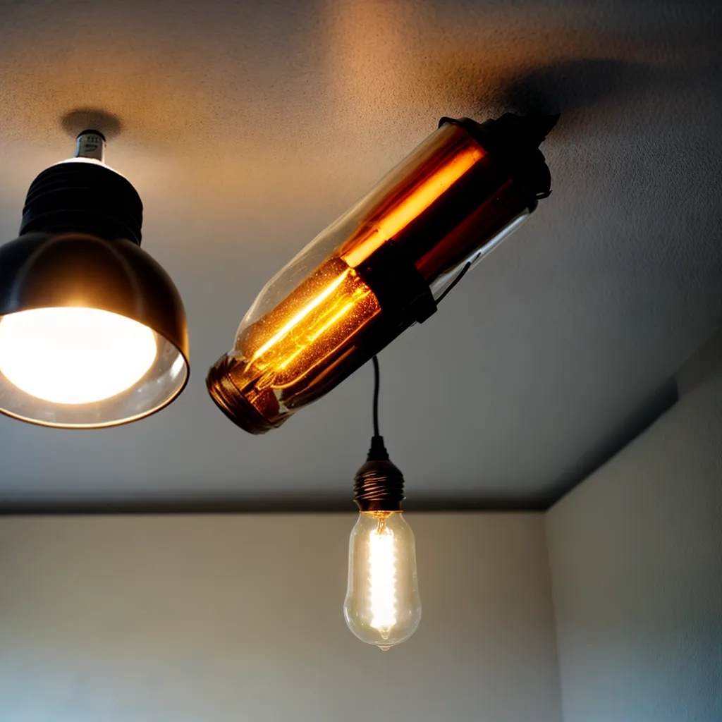 troca lampada determinacao escada