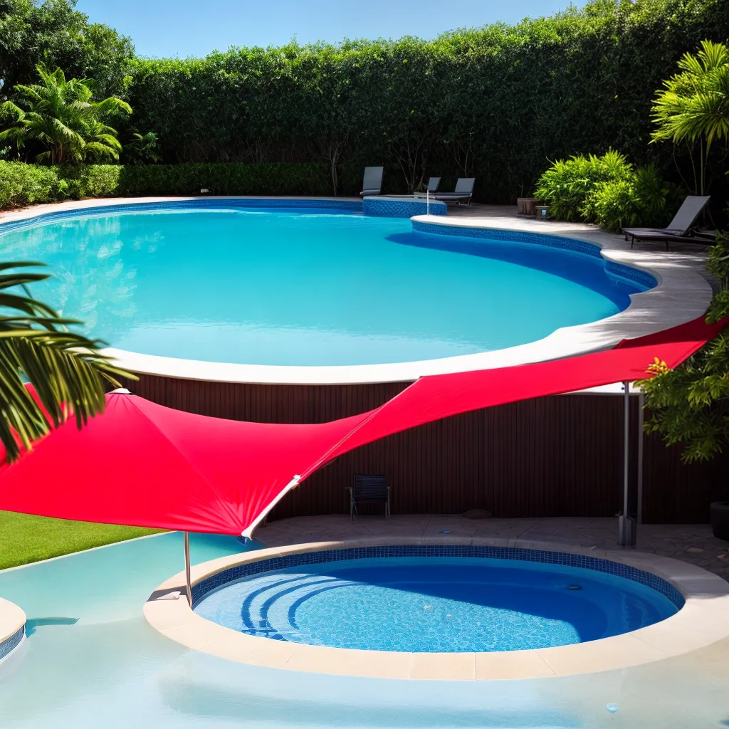 piscina verao brilhante natureza