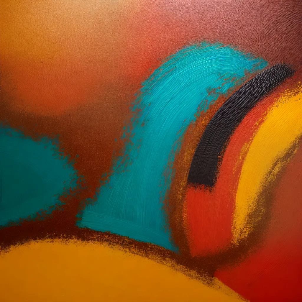 pintura abstrata geometrica cores primitiva