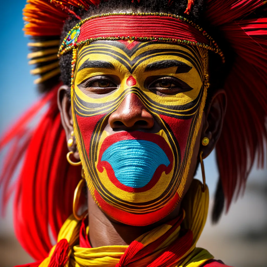 mascara tribal arte primitiva
