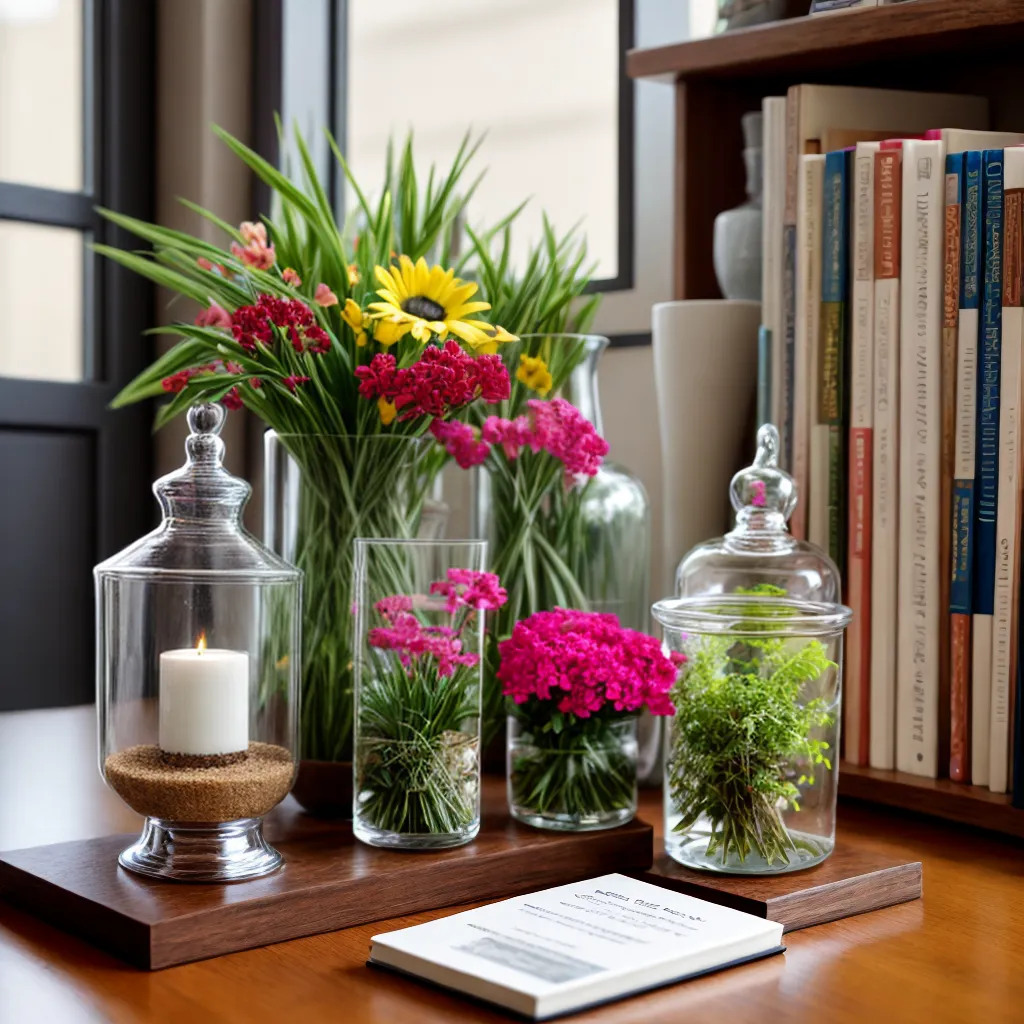 prateleira decorativa vaso ceramica flores