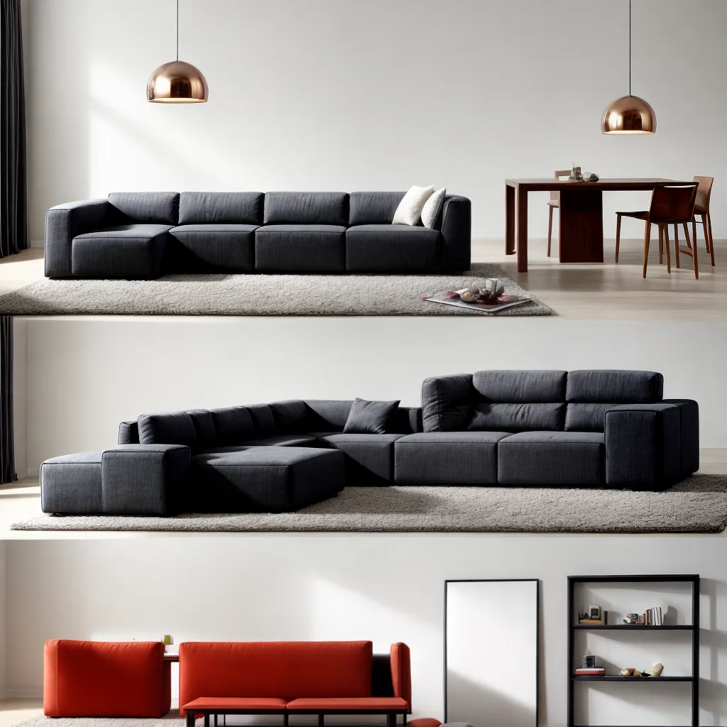 sala compacta sofa cama mesa dobravel