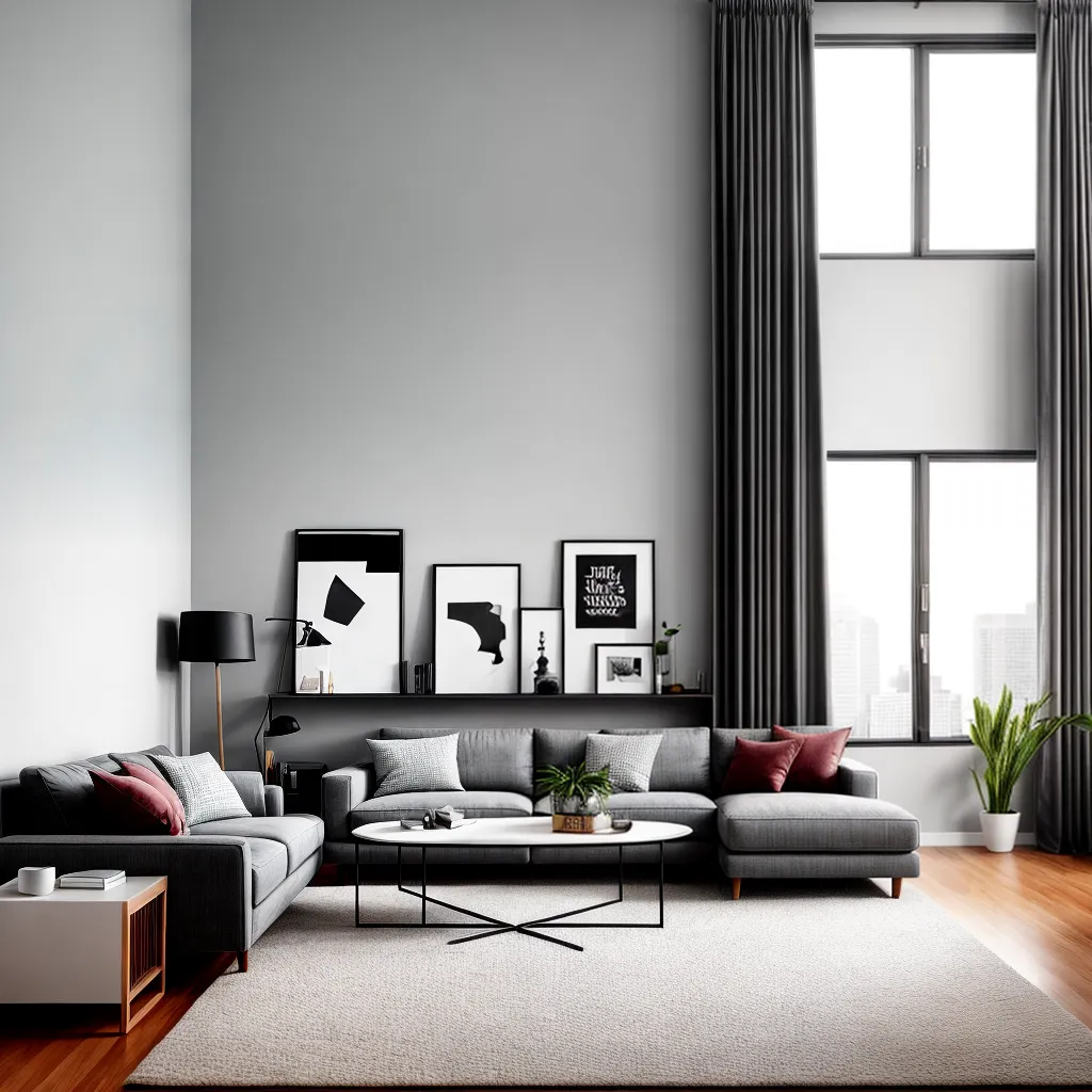 sala minimalista decoracao sofa janela