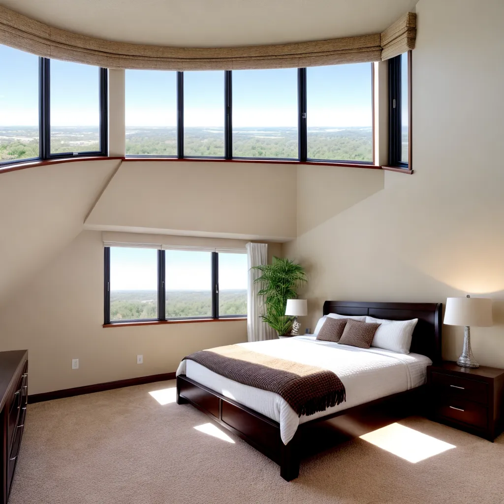 quarto luxuoso moderno cama confortavel