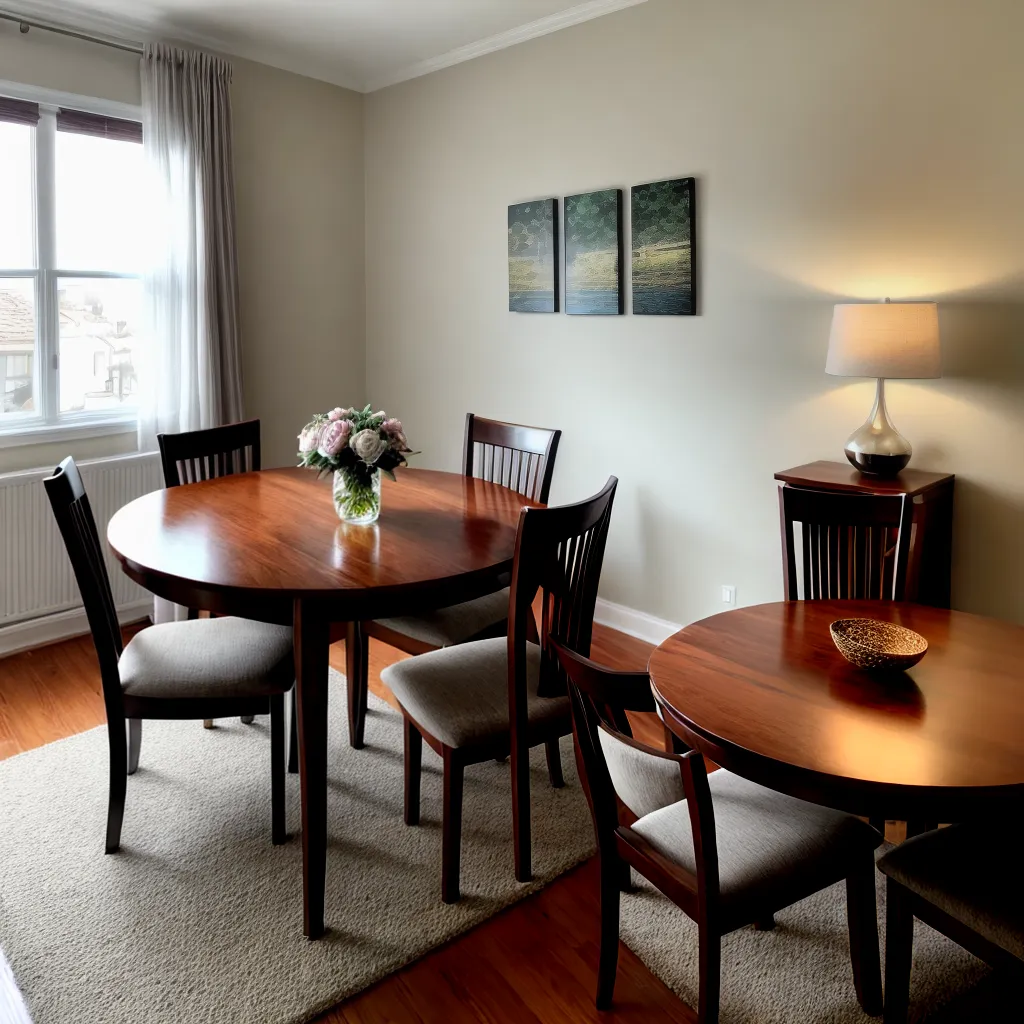 mesa jantar ambiente acolhedor