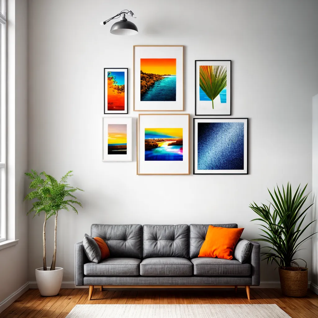 galeria arte ecletica parede vibrante