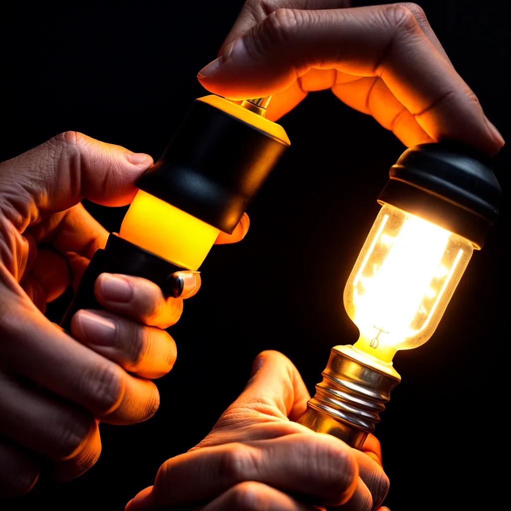 conserto lampada led queimada