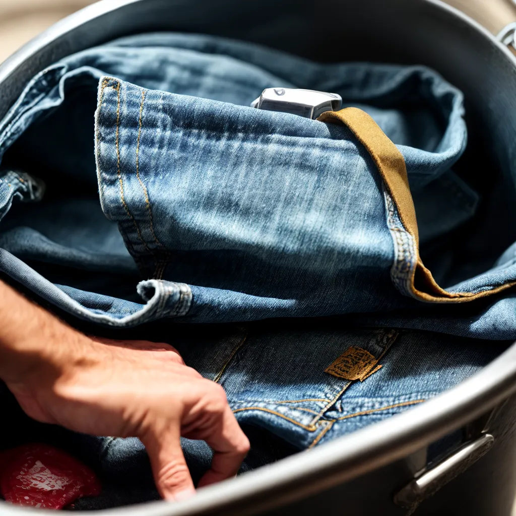jeans desbotados lavagem agua detergente
