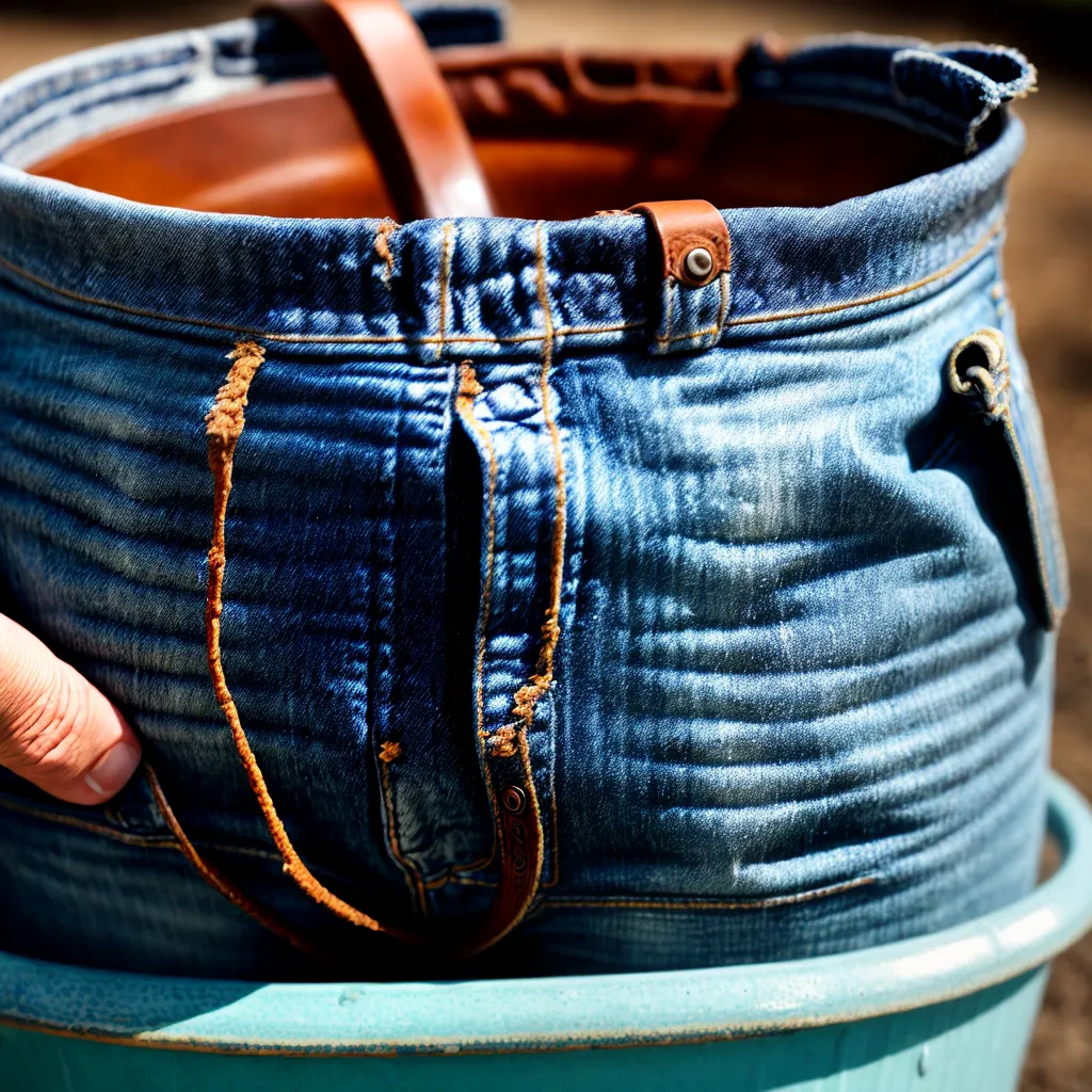 jeans desbotados restauracao vinagre