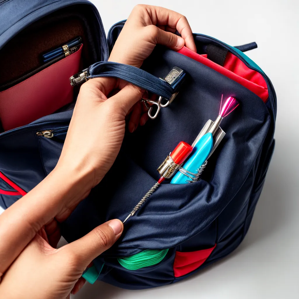 costura reparo mochila volta as aulas