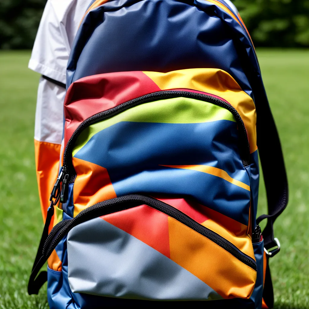 mochila rasgada patches coloridos volta as aulas