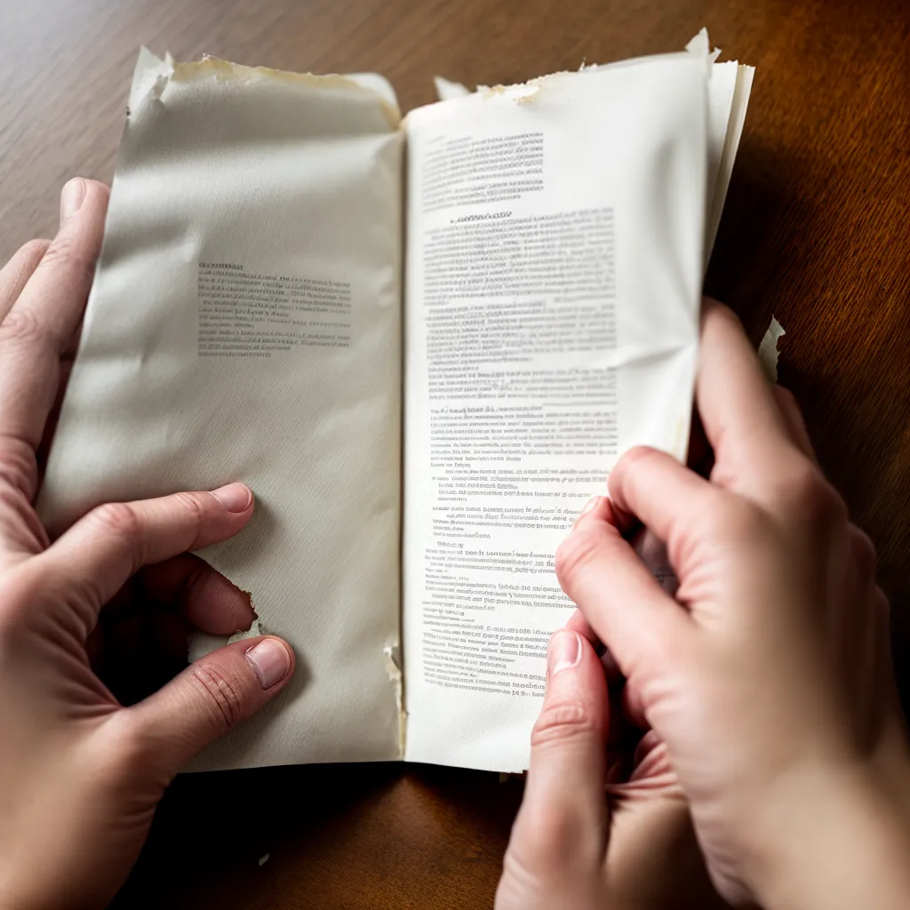 reparo livro capa rasgada