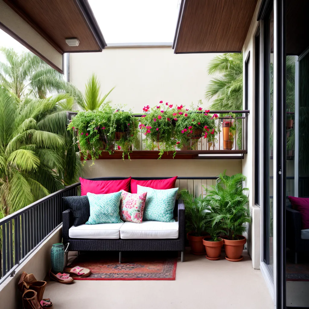 decoracao balcone desorganizado negligenciado