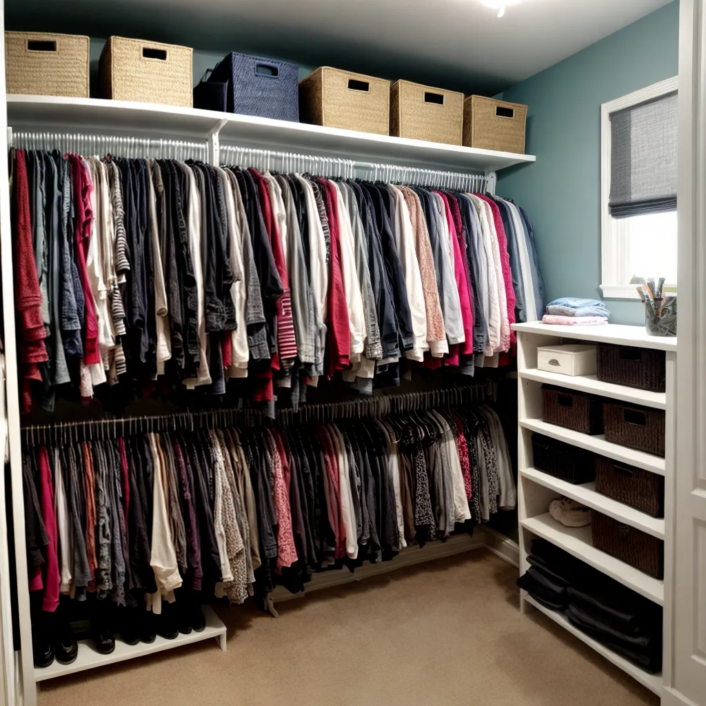 closet bagunca roupas sapatos desorganizado