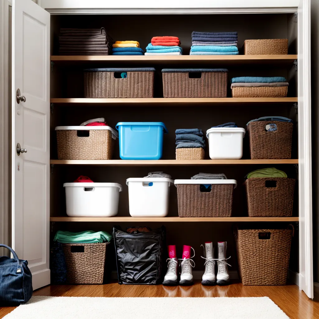 closet desorganizado roupas caos