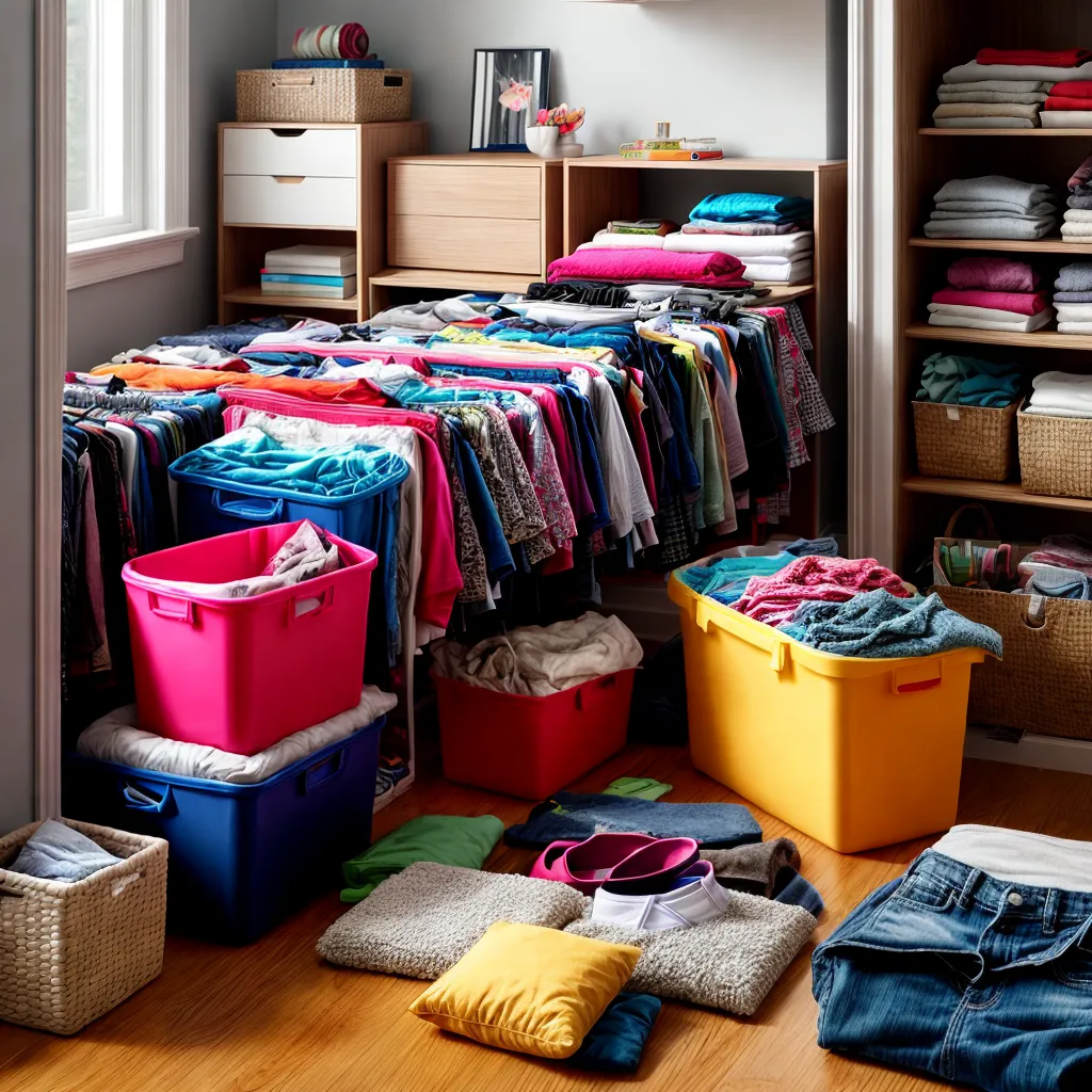 closet desorganizado roupas caos 1