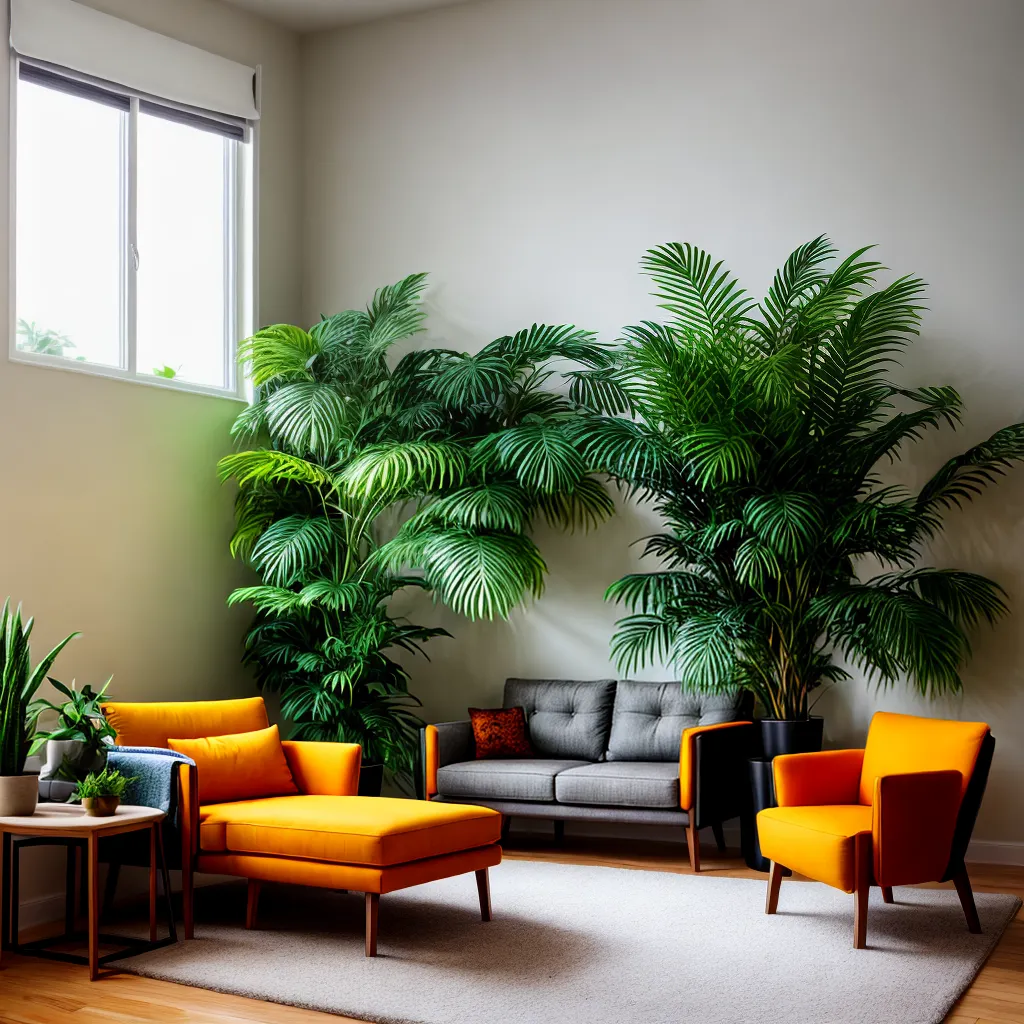 sala desorganizada plantas murchas caos
