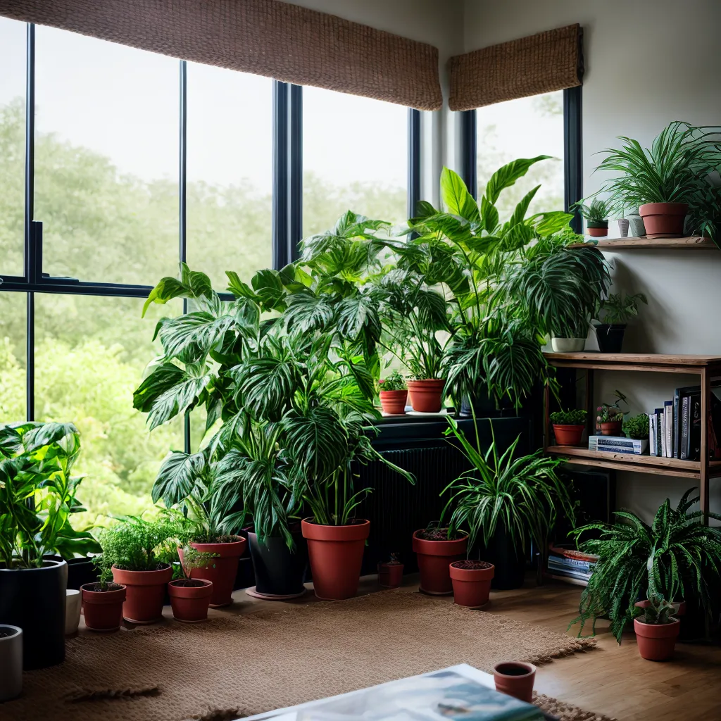 sala desorganizada plantas descuido