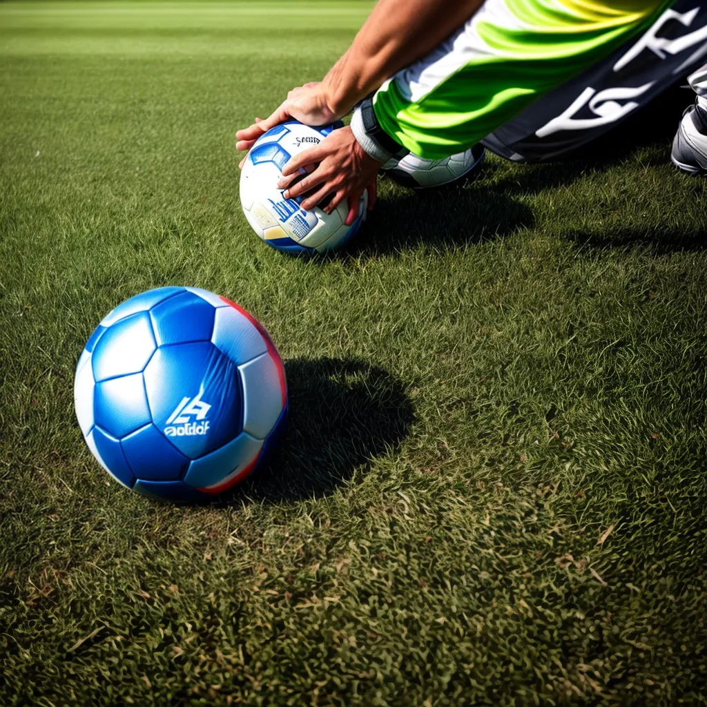 bola futebol murcha inflar maos