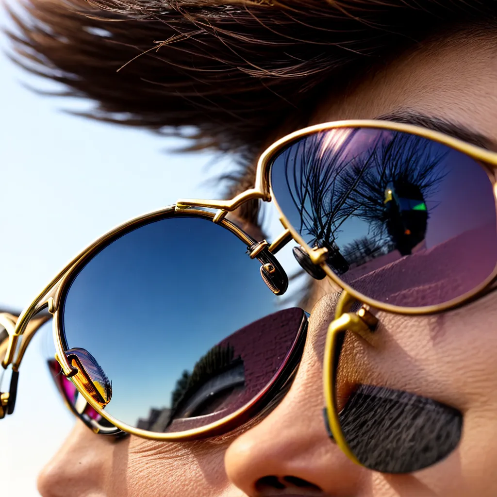 oculos riscados reflexo distorcido