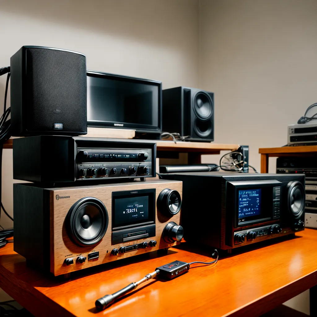 desmontagem estereo vintage ferramentas