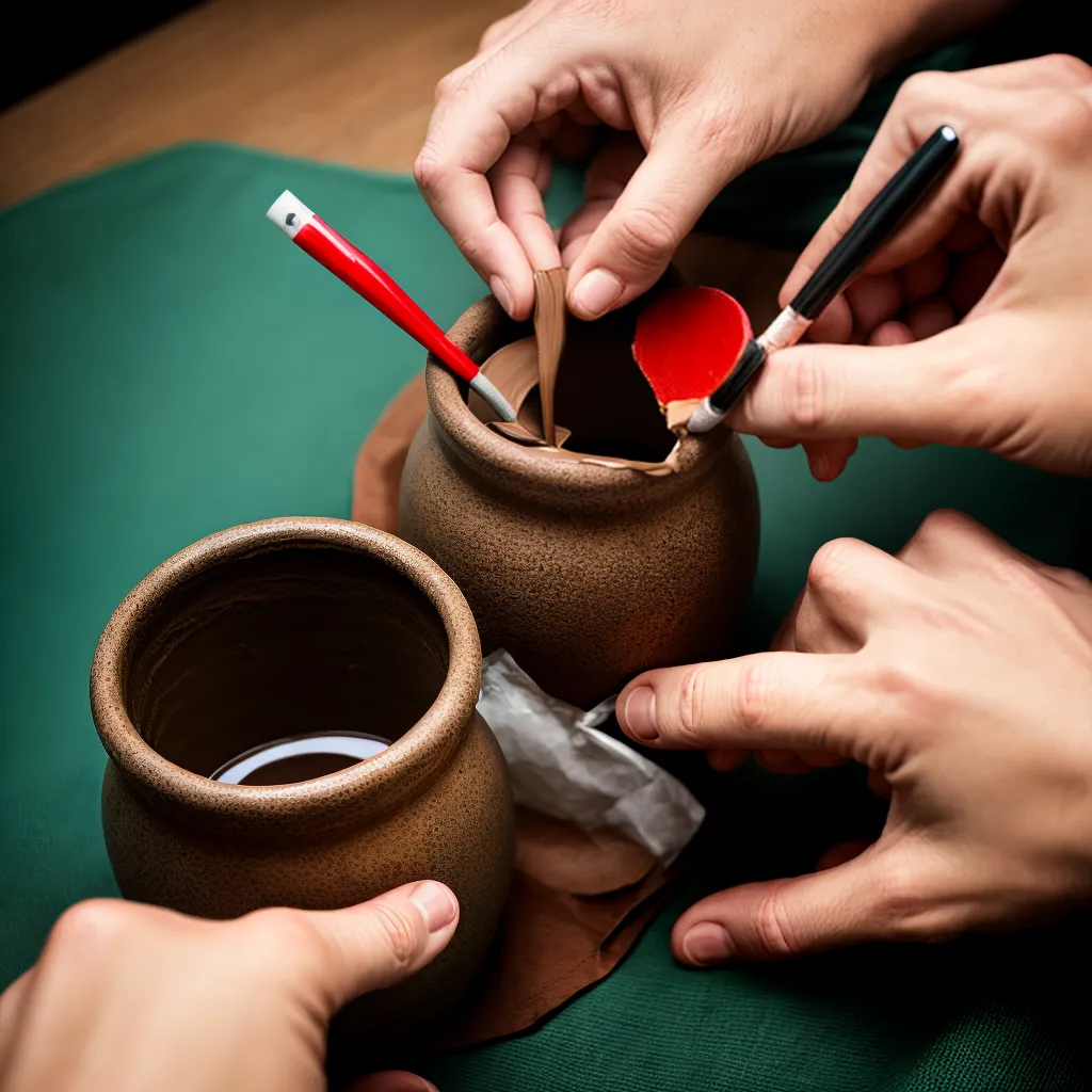 reparo vaso quebrado maos reparo vaso quebrado maos