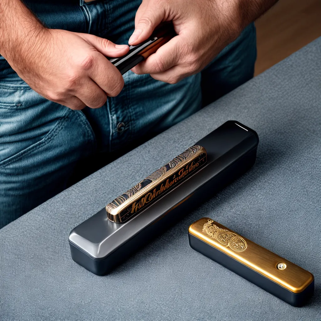 harmonica inspecao reparo ferramentas