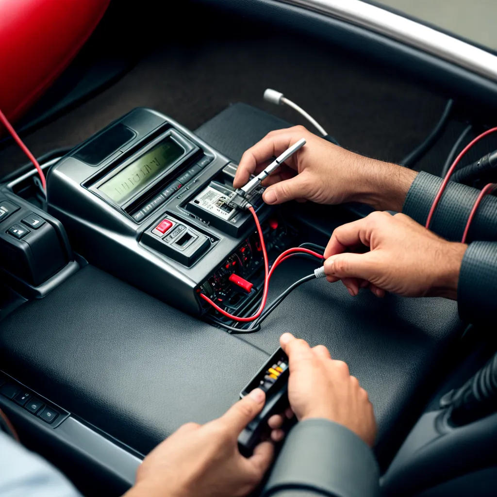 radio carro reparo fios placas