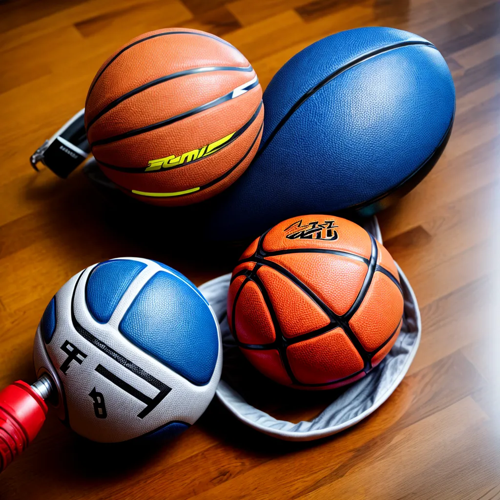 bola basquete murcha inflar mao