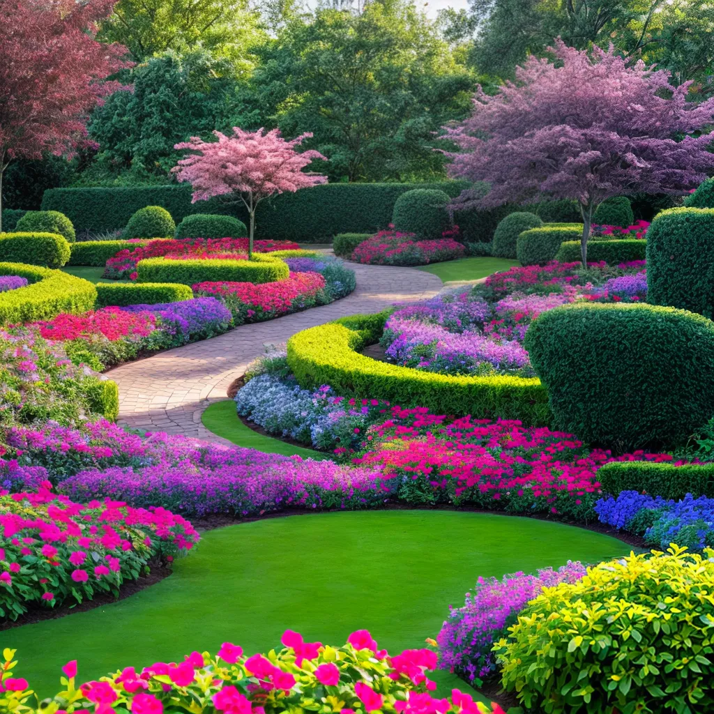 jardim colorido flores caminho sol jardim colorido flores caminho sol