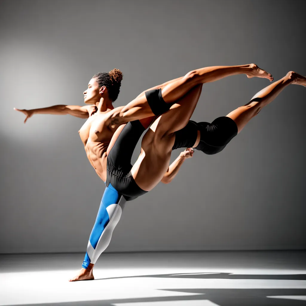 dancarino contemporaneo movimento intenso