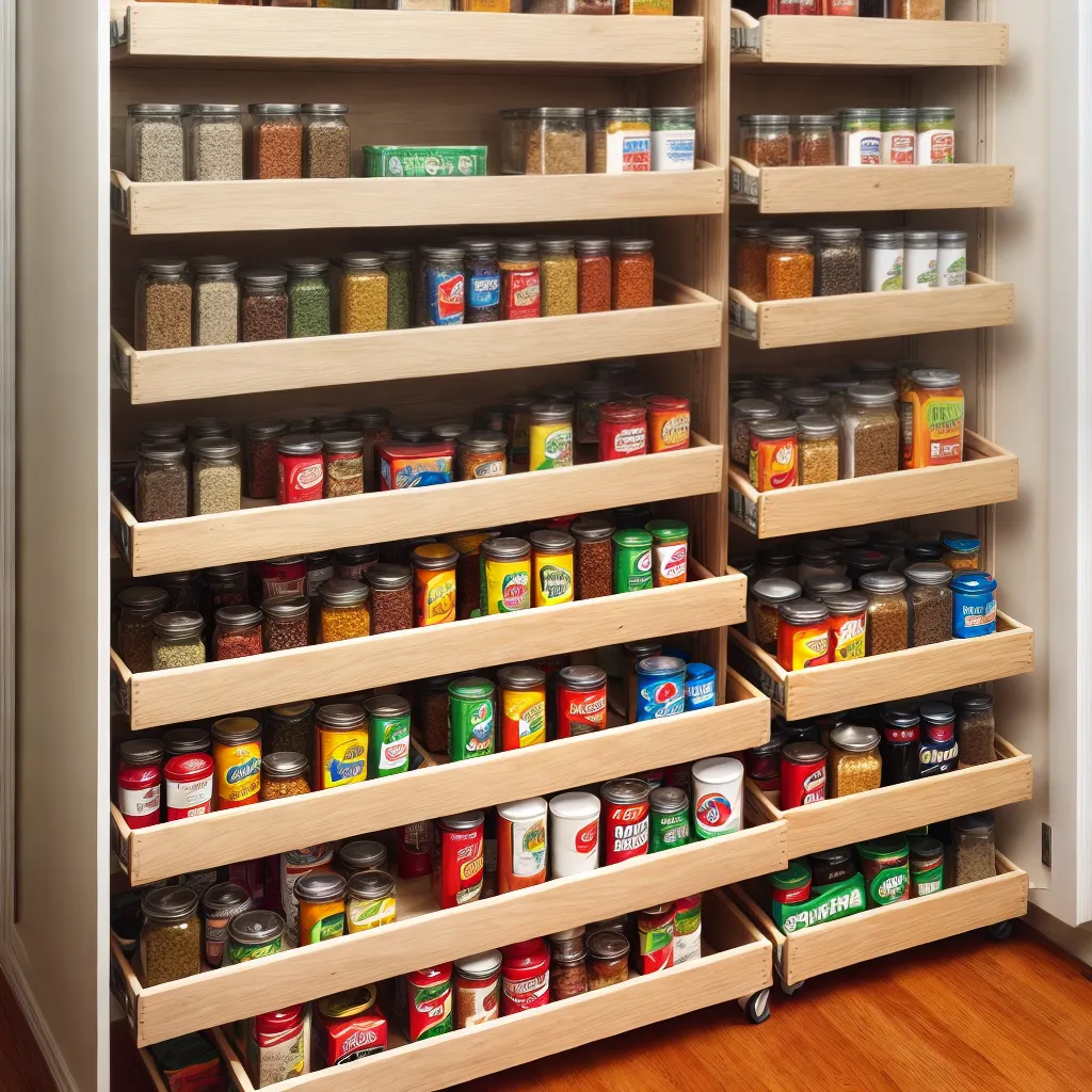 despensa organizada alimentos rotulados