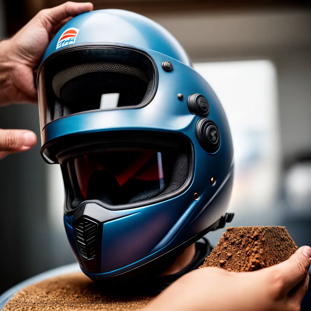reparo capacete motocicleta