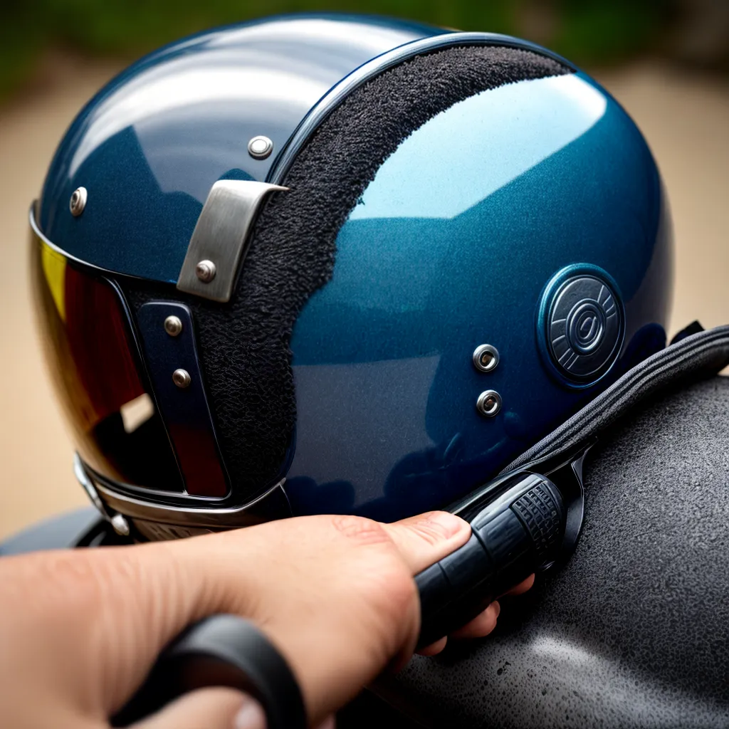 reparo capacete moto arranhado