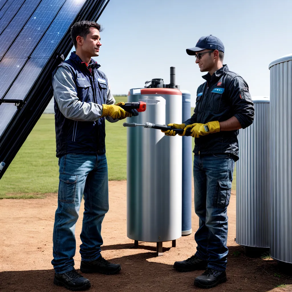 aquecedor solar manutencao inspecao componentes