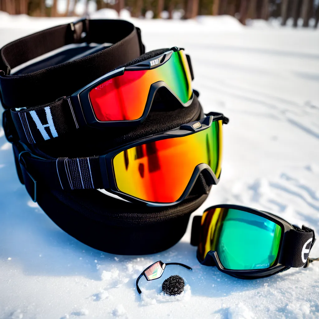 oculos esqui arranhado reparo neve